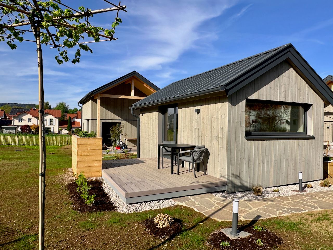 Vier Tiny Houses am Attersee